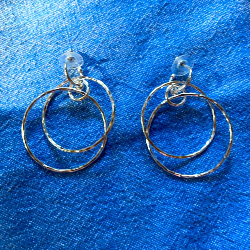 Stella and Dot tiered hoops